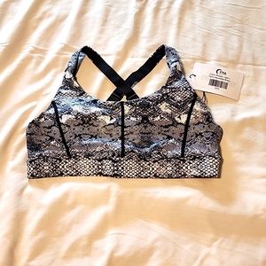 Zyia Cobra Metallic Light n Tight Adjustable Bra
